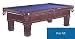 Gulliver Solid Maple 8 foot Pool Table - Cherry Finish - Blue Felt