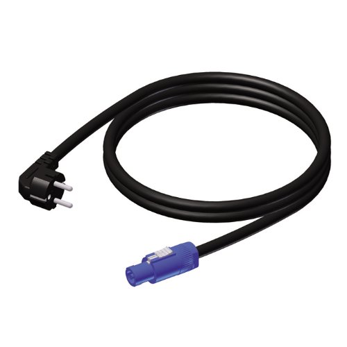 ah Cables ProCab Serie CAB442 Strom Kabel blauer Powercon auf Schuko m&auml;nnlich 1,5 m Preisvergleich