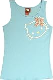 Hello Kitty - Kitty Face - Blue Rib Tank Top for women