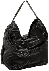 BCBGMAXAZRIA Indie Rock Studded Large Hobo