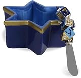 Boston Warehouse Hanukkah Dip Bowl with Spreader