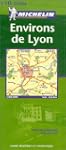 Carte routi�re : Environs de Lyon, N�...