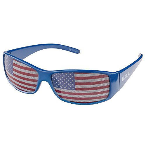 Taffstyle® Fanartikel Sonnenbrille Fan Brille zur Fussball Weltmeisterschaft 2014 WM & EM Länder Flagge Style – USA