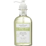 AROMA REMEDY by Aromafloria BATH & BODY MASSAGE OIL 9 OZ BLEND OF TEA TREE, GERANIUM, AND MAY CHANG
