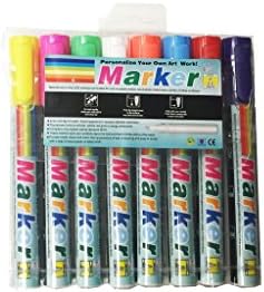 FORION LED Erasable Message Board Fluorescent Marker Small 8pcs/box