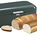 Bread Bin and Countertop Storage Box Retro Design in Black by Polder Home Tools