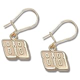LogoArt Dale Earnhardt, Jr. 10K Driver Number Dangle Earrings