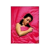Matching Bedrooms Satin Bedding Set Includes Duvet Cover, Fitted Sheet & 4 Pillowcases Available In 20 Colours & 3 Sizes Double|King|Superking!!!SIZE & COLOUR: DOUBLE FUCHSIA