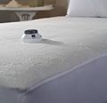 Soft Heat Micro-plush Top Low-voltage Electric Heated California King Mattress Pad White by Soft Heat