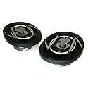 Auna 15x23cm (6x9") Auto Car Lautsprecher Boxen ( 440W, 91dB, 30Hz - 22kHz, schwarz) Komplettset