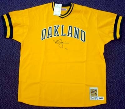 Mark McGwire Autographed/Hand Signed 1986 Mitchell & Ness Oakland A's Jersey #9/86 Steiner Holo