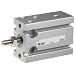 SMC CU Series Stainless steel Air Cylinder, Compact, Double Acting, Free Mounting, Not Switch Ready, Cushioned