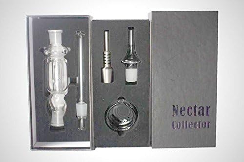 Nectar Collector with Titanium/Glass Tip &amp; Glass Dish