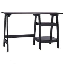 Black desk
