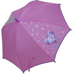 子供傘 ・ ジュエルペット 1駒 透明 ビニール 50ｃｍ ジャンプ 長傘