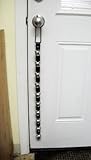 Warner Decorative Leather Strap Door Bell 28" With 10 Silver Plated Jingle Sleigh Bells