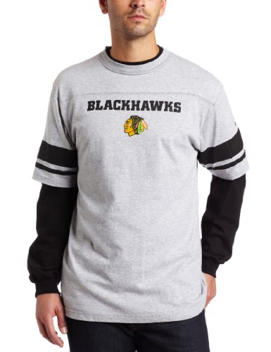 NHL Men's Chicago Blackhawks Option 3-In-1 Combo Pack (Grey, Large)