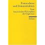 Postmoderne und Dekonstruktion: Texte franz�sischer Philosophen der Gegenwart