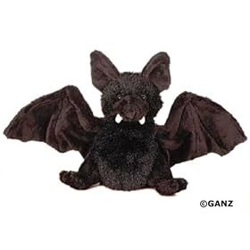 419Mr2 r21L. SL500 AA280  Webkinz Plush Stuffed Animal Black Bat