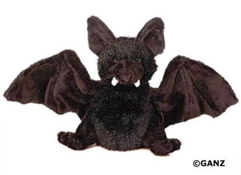 Webkinz Plush Stuffed Animal Black Bat