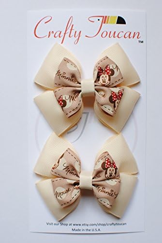 Minnie Mouse Hair Bow Set