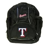 MLB Black Texas Rangers Deluxe Backpack