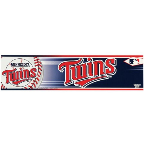 Minnesota Twins - Logo & Name Bumper Sticker MLB Pro Baseball