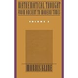 mathematical thought from ancient to modern times vol 2