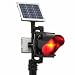 Tapco 2180-BBSRB BlinkerBeacon Solar Flashing LED Red Lens Beacon, 4-1/2" OD Pole, Black