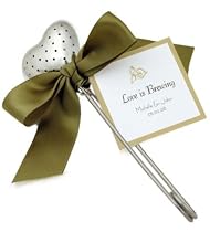 "Love Is Brewing" Heart Tea Infuser - Set of 12