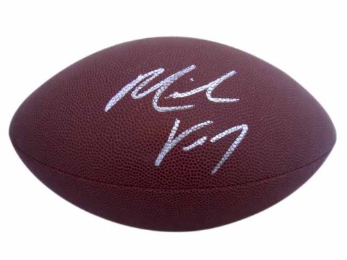 MICHAEL VICK PHILADELPHIA EAGLES SIGNED AUTOGRAPHED FOOTBALL MATCHING HOLOGRAMS NUMBERS AND COA