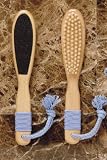 Pedicure File/Foot Brush, Blue
