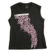 ENGINE DOWN - Tornado Text - Black Sleeveless Girls T-shirt / Girlie