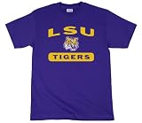 Louisiana State Fightin Tigers  100-Percent Cotton School Spirit Short Sleeve T-Shirt