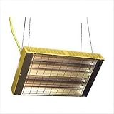 Suspended Quartz Tube Infrared Heater Size: (2) 1000 watt Quartz Tube Elements (120v) Reviews