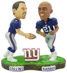 New York Giants Collins & Barber Forever Collectibles Bobble Mates - Football Sports Merchandise