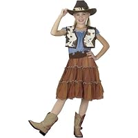 Girls Cow Girl Costume