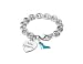 Heart Charm Quinceanera Bracelet BH