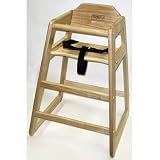 Lipper International 516 High Chair, Natural
