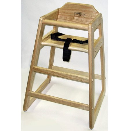 Lipper International 516 High Chair, Natural