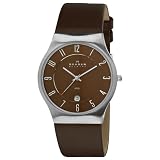 Skagen Men's 233XXLSLD Steel Brown Dial and Strap Watch