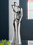 Produkt-Bild: Gilde Sculpture Francis K&uuml;ssendes Paar (platin) 30448