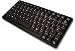 Electronics : ACCURATUS K82A MINI KEYBOARD PS2 & USB IN BLACK
