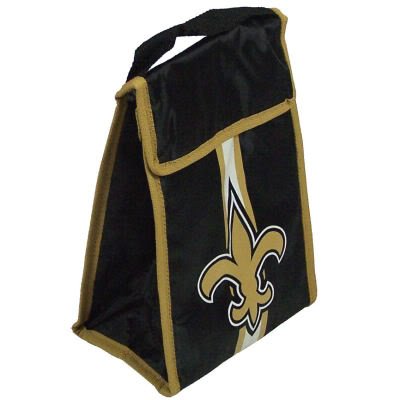 New Orleans Saints Black Insulated NFL Lunch Bag