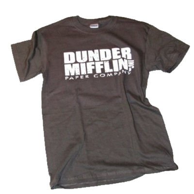 The Office Dunder Mifflin Paper Company Short Sleeve Adult T-shirts (Available in Multiple Sizes & Colors)