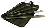 Sagaform Green Barbeque Grill Set with Canvas Bag 5015085