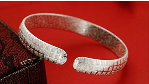 Sunnying Women's Fashion Jewelry Plated 925 Sterling Silver Chinese Style Man-fu Bracelet