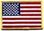 American Flag Patch (Gold Trim)