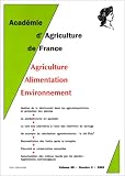 Agriculture - Alimentation - Environnement, volume 89, num�ro 3 - 2003