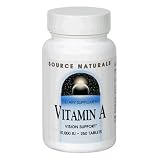 Source Naturals Vit A Palmitate 10,000 IU, 250 tablets (Pack of 3)